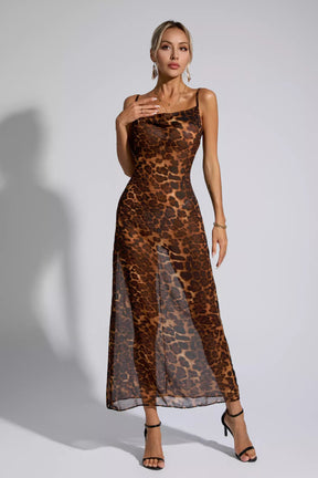 Vestido Souchon Leopard