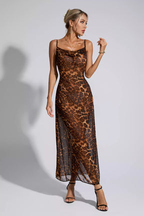 Vestido Souchon Leopard