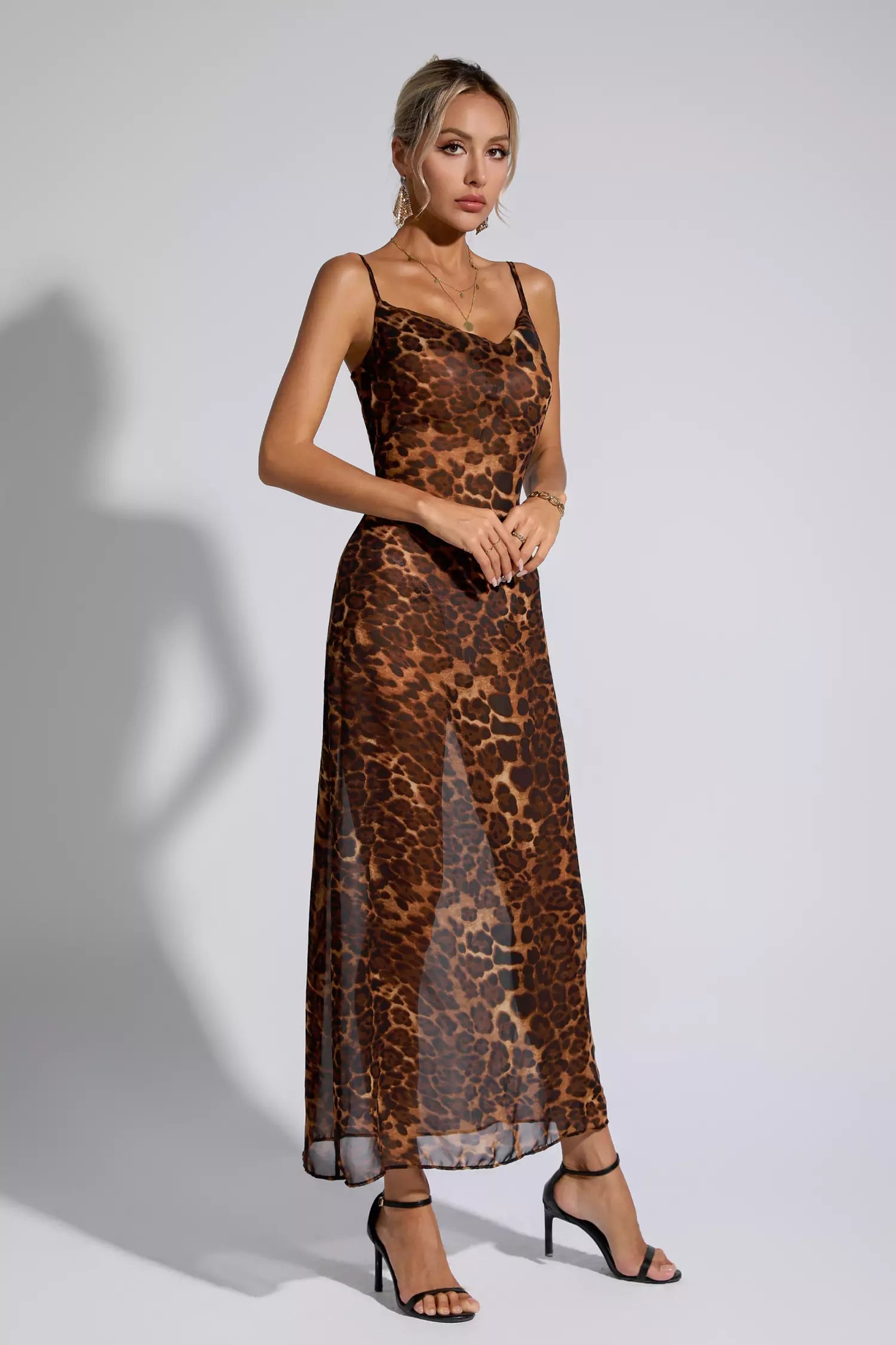 Vestido Souchon Leopard